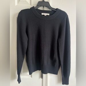 Cozy Black Sweater- Loft S